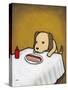 Revenge Is a Dish (Dog)-Luke Chueh-Stretched Canvas