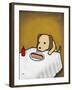 Revenge Is a Dish (Dog)-Luke Chueh-Framed Art Print