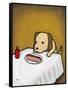 Revenge Is a Dish (Dog)-Luke Chueh-Framed Stretched Canvas