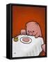 Revenge Is a Dish (Pig)-Luke Chueh-Framed Stretched Canvas