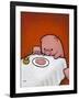 Revenge Is a Dish (Pig)-Luke Chueh-Framed Art Print