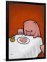 Revenge Is a Dish (Pig)-Luke Chueh-Framed Art Print