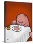 Revenge Is a Dish (Pig)-Luke Chueh-Stretched Canvas