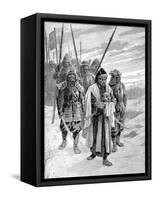 Revenge of 47 Ronin. Samurai Tale & Code of Honor. Japan-Chris Hellier-Framed Stretched Canvas