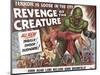 Revenge of the Creature, UK Movie Poster, 1955-null-Mounted Art Print