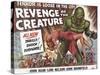 Revenge of the Creature, UK Movie Poster, 1955-null-Stretched Canvas