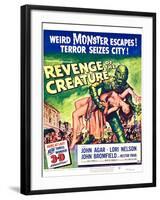 Revenge of the Creature-null-Framed Art Print