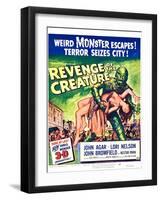 Revenge of the Creature-null-Framed Art Print