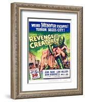 Revenge of the Creature-null-Framed Art Print