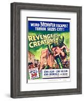 Revenge of the Creature-null-Framed Art Print