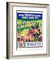 Revenge of the Creature-null-Framed Art Print