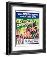 Revenge of the Creature-null-Framed Art Print