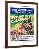 Revenge of the Creature-null-Framed Art Print