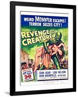 Revenge of the Creature-null-Framed Art Print