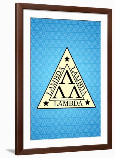 Revenge of the Nerds Movie Lambda Lambda Lambda-null-Framed Art Print