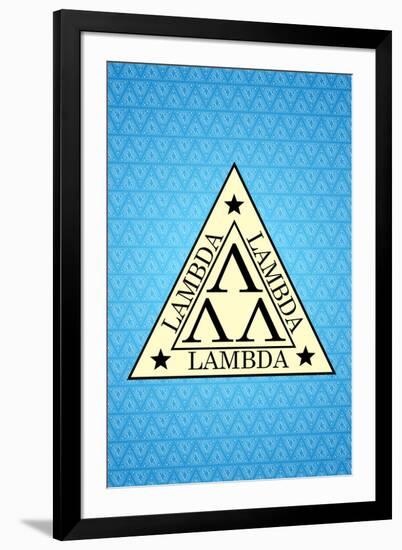 Revenge of the Nerds Movie Lambda Lambda Lambda-null-Framed Art Print