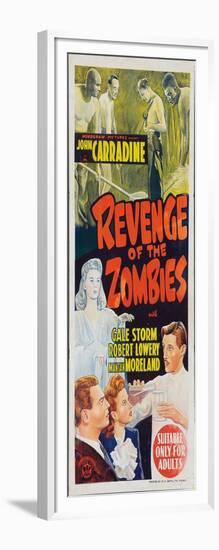 Revenge of the Zombies-null-Framed Art Print