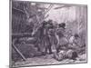 Revenue Cutters Capturing an American Smuggling Vessel-Paul Hardy-Mounted Giclee Print