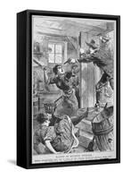 Revenue Officers Raid Illegal Liquor Still in the Georgia Mountains, the 'Police Gazette', 1895-null-Framed Stretched Canvas