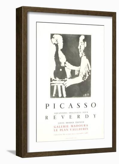 Reverdy 1967-Pablo Picasso-Framed Collectable Print