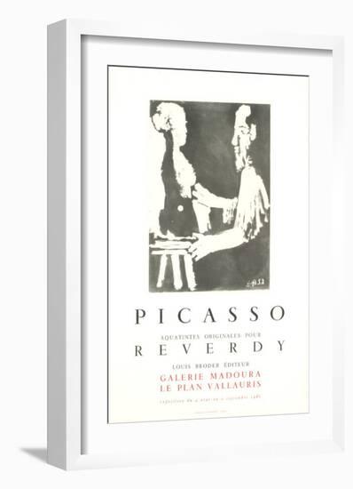 Reverdy 1967-Pablo Picasso-Framed Collectable Print