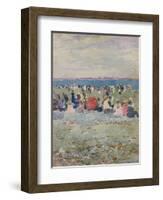 Revere Beach, 1896-Maurice Brazil Prendergast-Framed Giclee Print