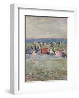 Revere Beach, 1896-Maurice Brazil Prendergast-Framed Giclee Print