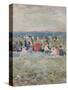 Revere Beach, 1896-Maurice Brazil Prendergast-Stretched Canvas