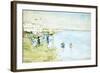 Revere Beach, Boston-Maurice Brazil Prendergast-Framed Giclee Print