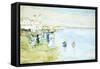 Revere Beach, Boston-Maurice Brazil Prendergast-Framed Stretched Canvas