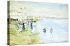 Revere Beach, Boston-Maurice Brazil Prendergast-Stretched Canvas