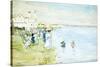 Revere Beach, Boston-Maurice Brazil Prendergast-Stretched Canvas