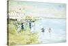 Revere Beach, Boston-Maurice Brazil Prendergast-Stretched Canvas