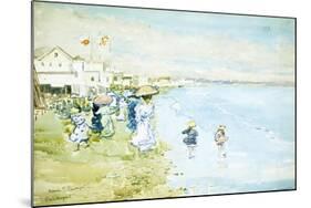 Revere Beach, Boston-Maurice Brazil Prendergast-Mounted Giclee Print