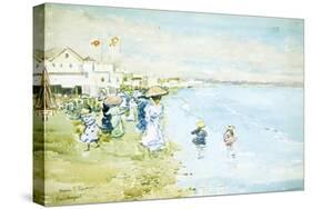 Revere Beach, Boston-Maurice Brazil Prendergast-Stretched Canvas