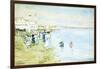 Revere Beach, Boston-Maurice Brazil Prendergast-Framed Giclee Print