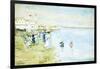 Revere Beach, Boston-Maurice Brazil Prendergast-Framed Giclee Print