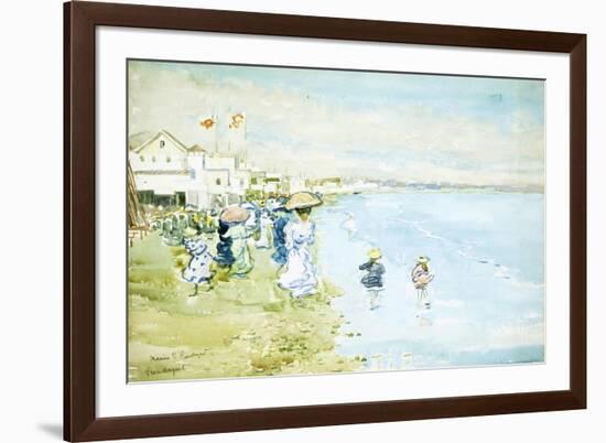 Revere Beach, Boston-Maurice Brazil Prendergast-Framed Giclee Print