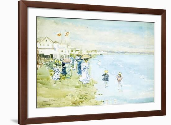 Revere Beach, Boston-Maurice Brazil Prendergast-Framed Giclee Print