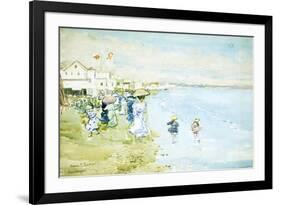 Revere Beach, Boston-Maurice Brazil Prendergast-Framed Giclee Print