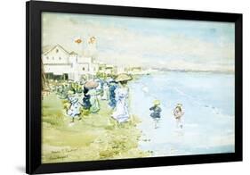 Revere Beach, Boston-Maurice Brazil Prendergast-Framed Giclee Print