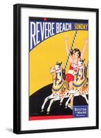 Revere Beach, Sunday-Charles Holmes W^-Framed Art Print