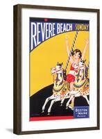 Revere Beach, Sunday-Charles Holmes W^-Framed Art Print