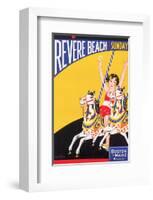 Revere Beach, Sunday-Charles Holmes W^-Framed Art Print