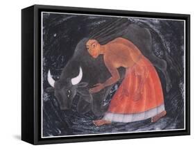 Reverencia, 2000-Juan Alcazar-Framed Stretched Canvas