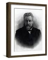 Reverend Charles Haddon Spurgeon, after a Photograph by Elliot and Fry-Elliott & Fry Studio-Framed Giclee Print