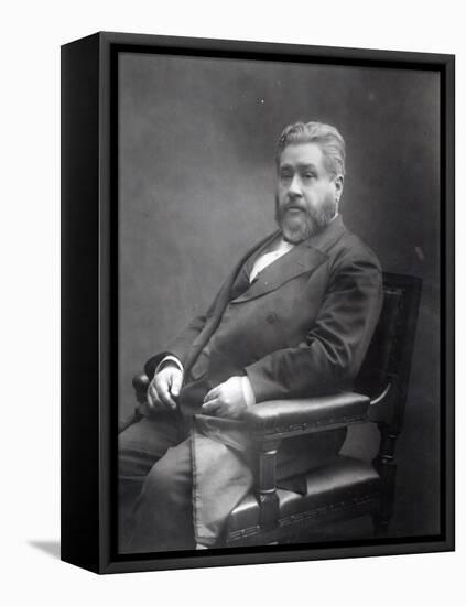 Reverend Charles Haddon Spurgeon-Elliott & Fry Studio-Framed Stretched Canvas