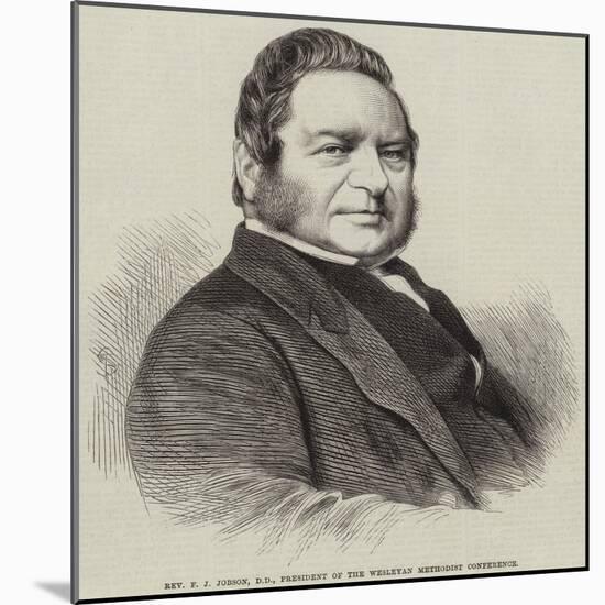 Reverend F J Jobson, Dd, President of the Wesleyan Methodist Conference-null-Mounted Giclee Print