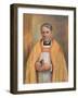 Reverend H Vernon Durose, 1993 (Pastel)-Anthea Durose-Framed Giclee Print