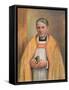 Reverend H Vernon Durose, 1993 (Pastel)-Anthea Durose-Framed Stretched Canvas